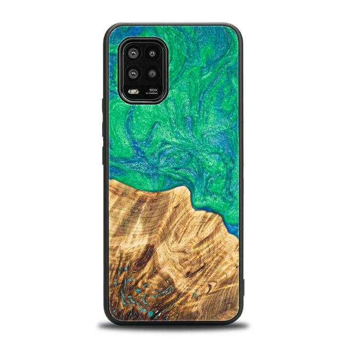 Xiaomi Mi 10 lite Handyhülle aus Harz und Holz - Synergy#E8
