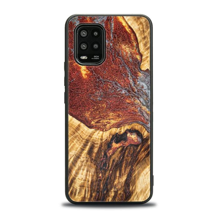 Xiaomi Mi 10 lite Handyhülle aus Harz und Holz - Synergy#E9