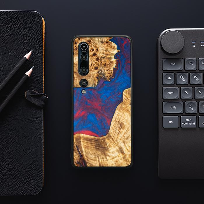 Xiaomi Mi 10 Pro Handyhülle aus Harz und Holz - Synergy#E10