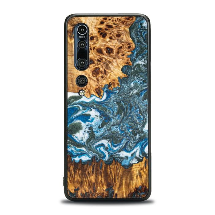 Xiaomi Mi 10 Pro Handyhülle aus Harz und Holz - Synergy#E17