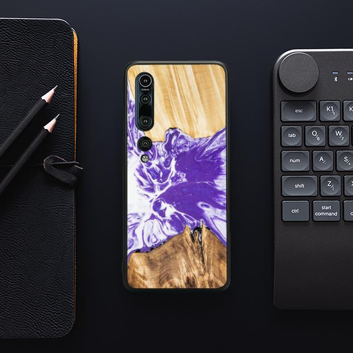 Xiaomi Mi 10 Handyhülle aus Harz und Holz - Synergy#A78