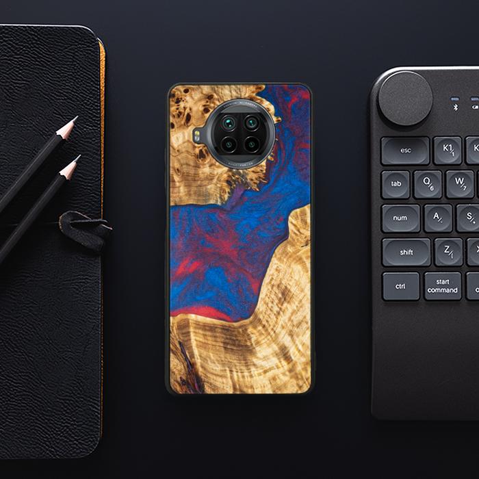 Xiaomi Mi 10T lite Handyhülle aus Harz und Holz - Synergy#E10