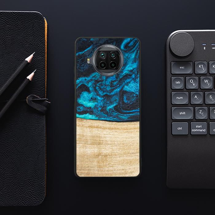 Xiaomi Mi 10T lite Handyhülle aus Harz und Holz - Synergy#F11