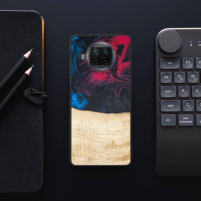 Xiaomi Mi 10T lite Handyhülle aus Harz und Holz - Synergy#F14
