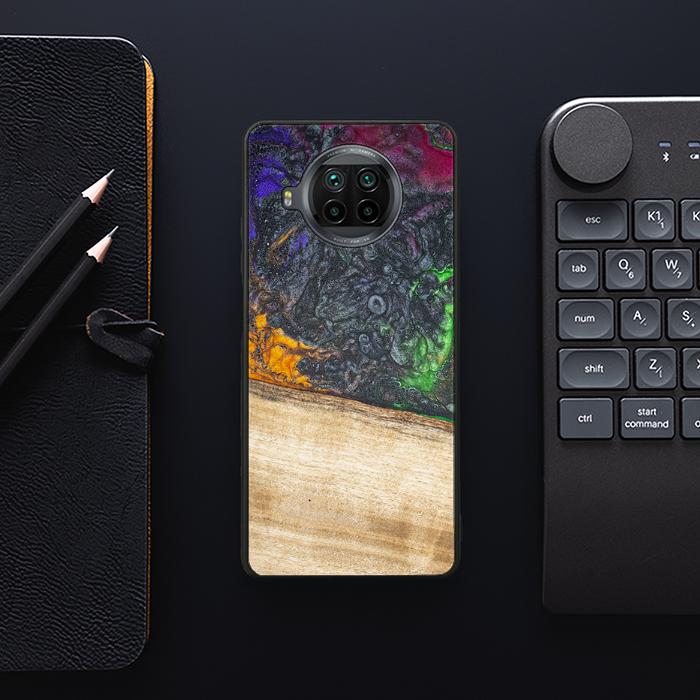 Xiaomi Mi 10T lite Handyhülle aus Harz und Holz - Synergy#F8