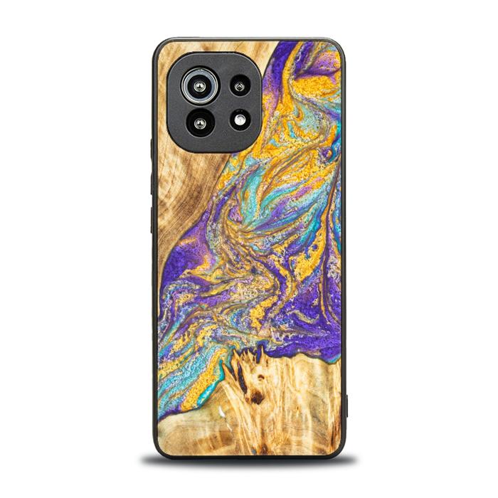 Xiaomi Mi 11 lite / 5G / 5G NE Handyhülle aus Harz und Holz - SYNERGY#E2