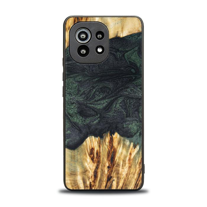 Xiaomi Mi 11 lite / 5G / 5G NE Handyhülle aus Harz und Holz - Synergy#E25