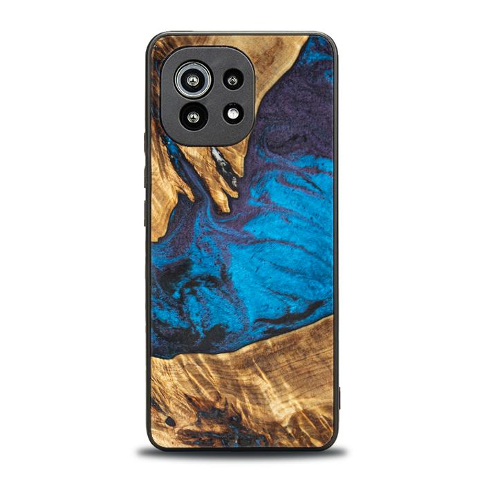Xiaomi Mi 11 Handyhülle aus Harz und Holz - Synergy#E21