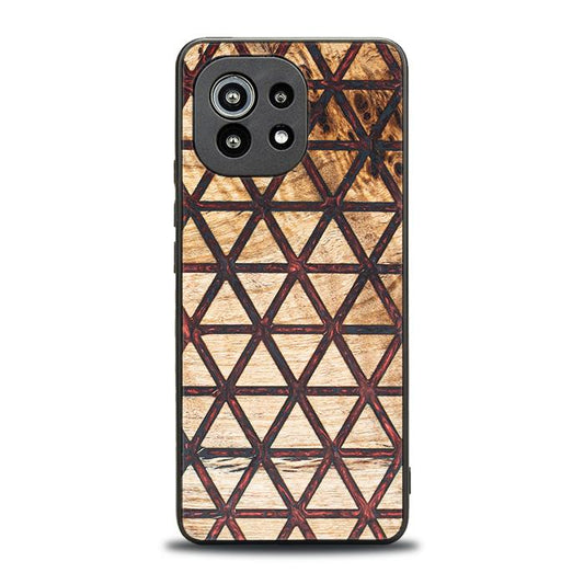 Xiaomi Mi 11 Handyhülle aus Harz und Holz - Synergy#F22