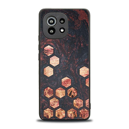 Xiaomi Mi 11 Handyhülle aus Harz und Holz - Synergy#F27
