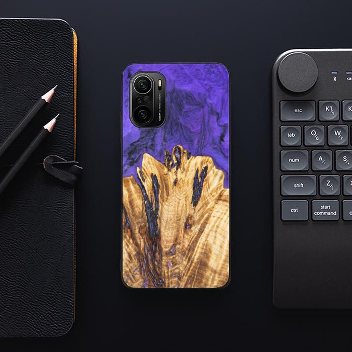 Xiaomi Mi 11i Handyhülle aus Harz und Holz - Synergy#E22