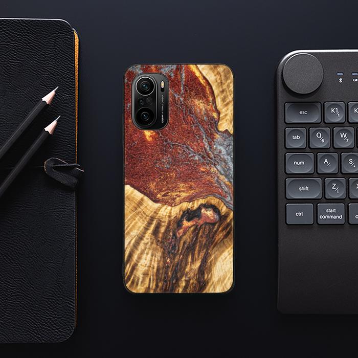 Xiaomi Mi 11i Handyhülle aus Harz und Holz - Synergy#E9