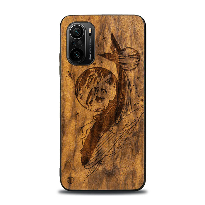 Xiaomi Mi 11i Handyhülle aus Holz - Cosmic Whale