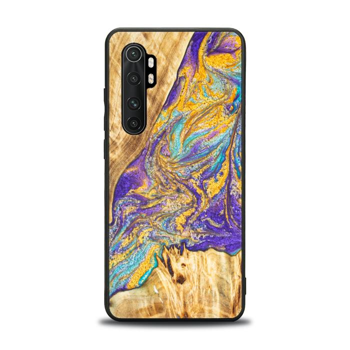 Xiaomi Mi NOTE 10 lite Handyhülle aus Harz und Holz - SYNERGY#E2