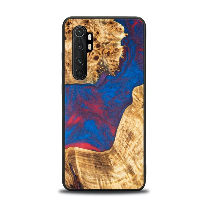 Xiaomi Mi NOTE 10 lite Handyhülle aus Harz und Holz - Synergy#E10