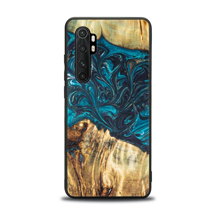 Xiaomi Mi NOTE 10 lite Handyhülle aus Harz und Holz - Synergy#E12