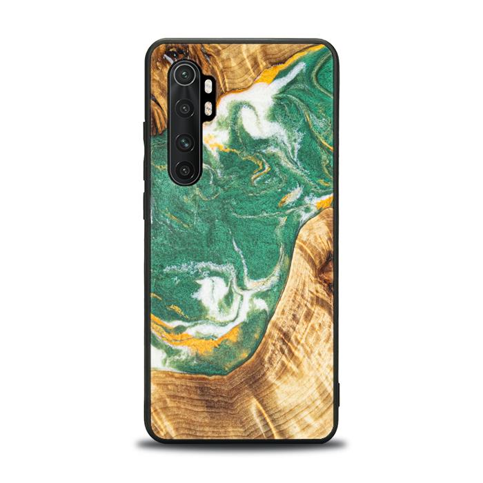 Xiaomi Mi NOTE 10 lite Handyhülle aus Harz und Holz - Synergy#E20