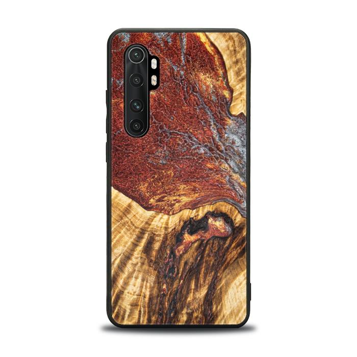 Xiaomi Mi NOTE 10 lite Handyhülle aus Harz und Holz - Synergy#E9