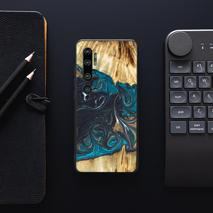 Xiaomi Mi NOTE 10 / 10 Pro Handyhülle aus Harz und Holz - SYNERGY#E1
