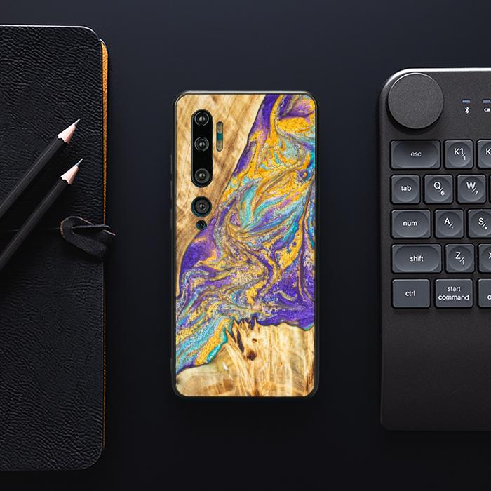 Xiaomi Mi NOTE 10 / 10 Pro Handyhülle aus Harz und Holz - SYNERGY#E2