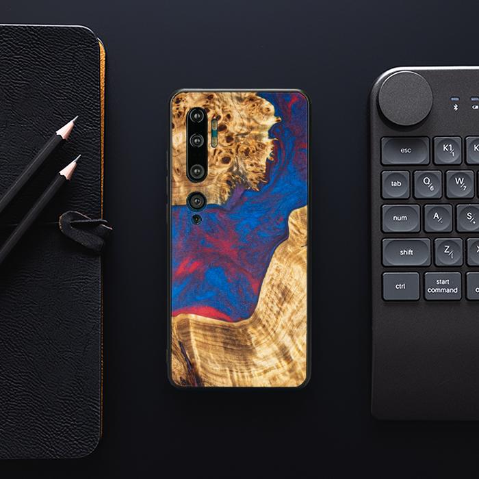Xiaomi Mi NOTE 10 / 10 Pro Handyhülle aus Harz und Holz - Synergy#E10
