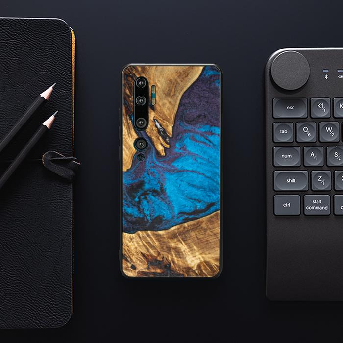 Xiaomi Mi NOTE 10 / 10 Pro Handyhülle aus Harz und Holz - Synergy#E21