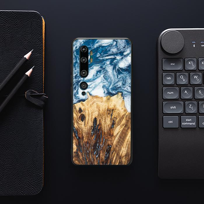 Xiaomi Mi NOTE 10 / 10 Pro Handyhülle aus Harz und Holz - Synergy#E23