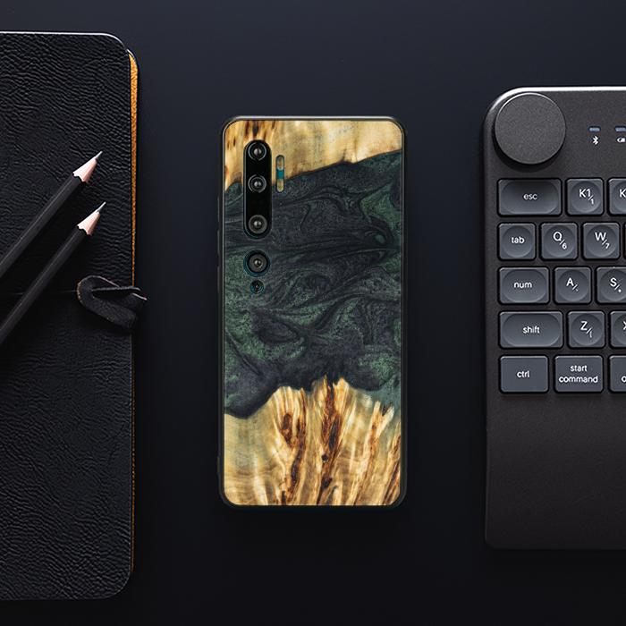 Xiaomi Mi NOTE 10 / 10 Pro Handyhülle aus Harz und Holz - Synergy#E25