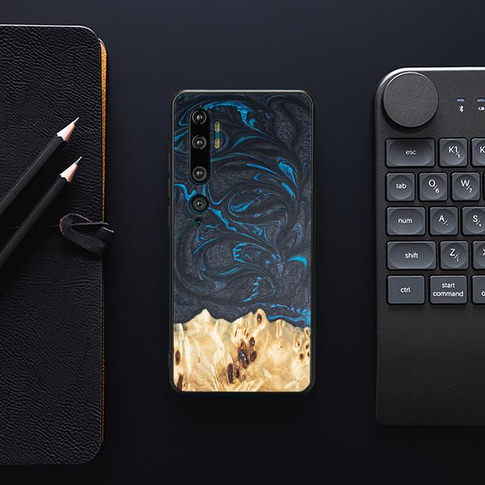 Xiaomi Mi NOTE 10 / 10 Pro Handyhülle aus Harz und Holz - Synergy#F21