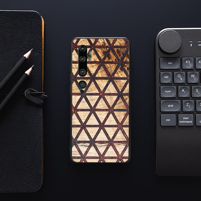 Xiaomi Mi NOTE 10 / 10 Pro Handyhülle aus Harz und Holz - Synergy#F22