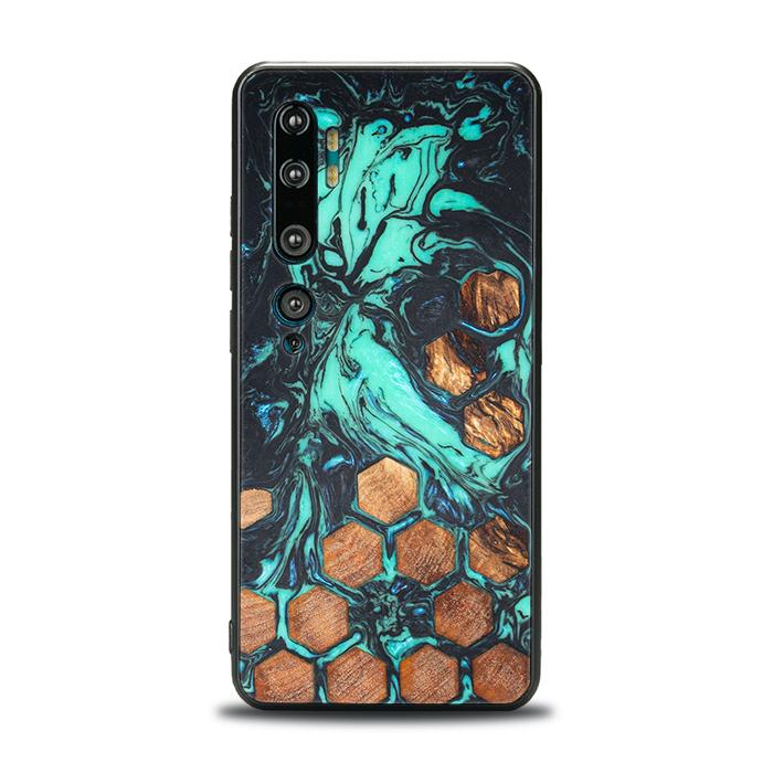 Xiaomi Mi NOTE 10 / 10 Pro Handyhülle aus Harz und Holz - Synergy#F23