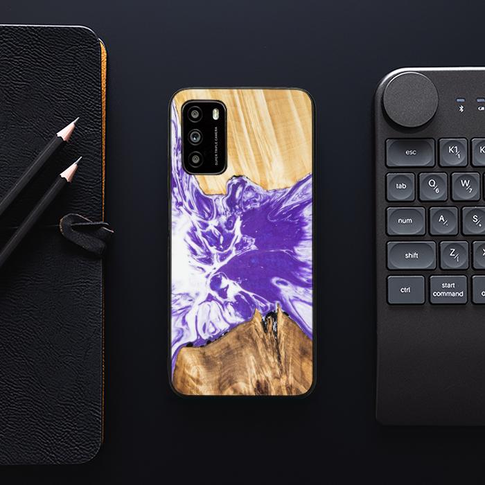 Xiaomi POCO M3 Handyhülle aus Harz und Holz - Synergy#A78