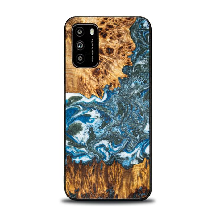 Xiaomi POCO M3 Handyhülle aus Harz und Holz - Synergy#E17