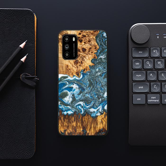 Xiaomi POCO M3 Handyhülle aus Harz und Holz - Synergy#E17