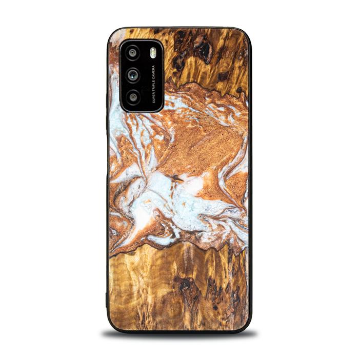 Xiaomi POCO M3 Handyhülle aus Harz und Holz - Synergy#E18