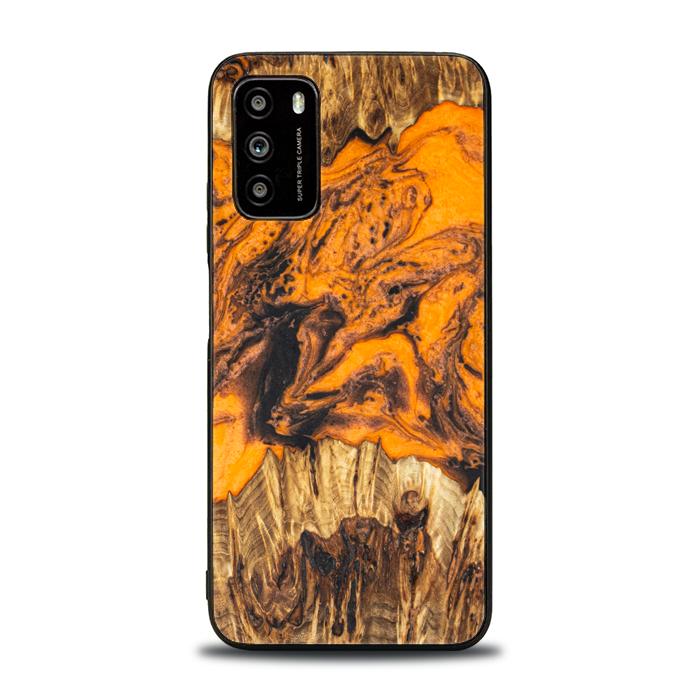 Xiaomi POCO M3 Handyhülle aus Harz und Holz - Synergy#E24