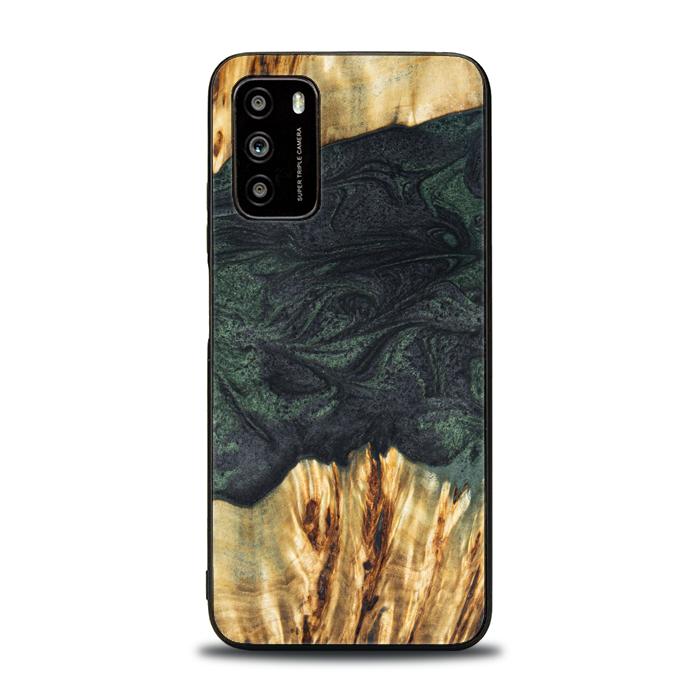 Xiaomi POCO M3 Handyhülle aus Harz und Holz - Synergy#E25