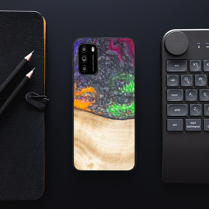 Xiaomi POCO M3 Handyhülle aus Harz und Holz - Synergy#F1