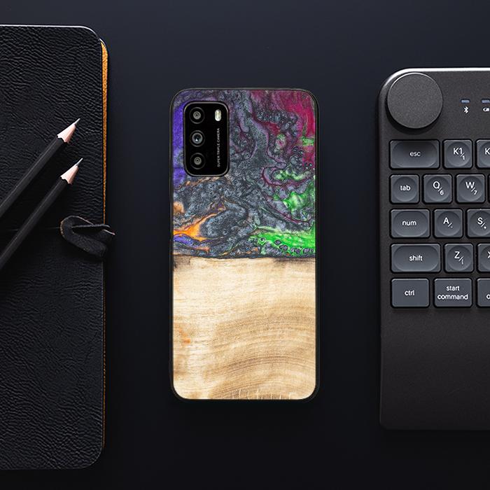 Xiaomi POCO M3 Handyhülle aus Harz und Holz - Synergy#F2