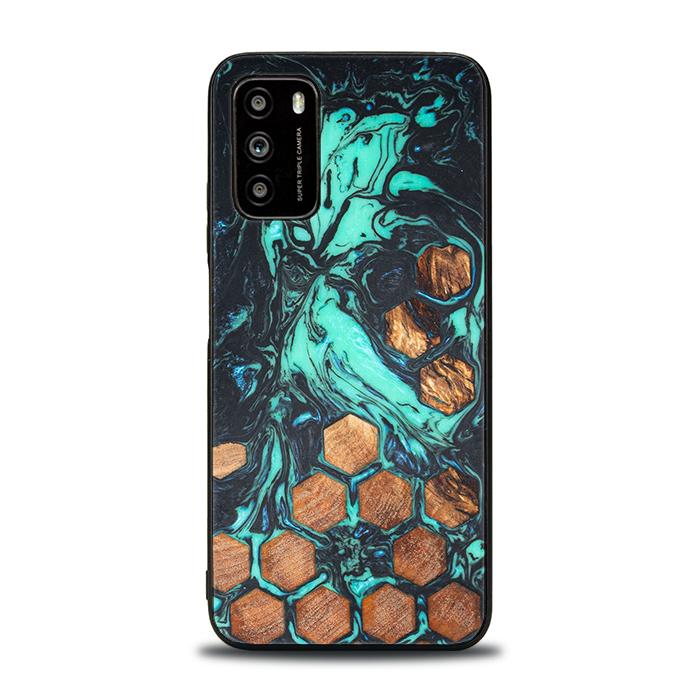 Xiaomi POCO M3 Handyhülle aus Harz und Holz - Synergy#F23