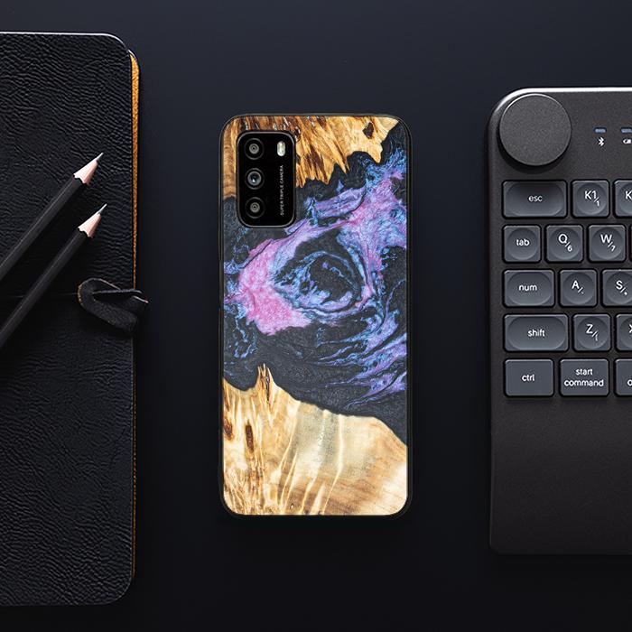 Xiaomi POCO M3 Handyhülle aus Harz und Holz - Synergy#F25