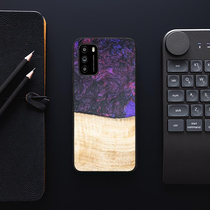 Xiaomi POCO M3 Handyhülle aus Harz und Holz - Synergy#F4