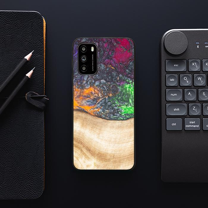 Xiaomi POCO M3 Handyhülle aus Harz und Holz - Synergy#F6