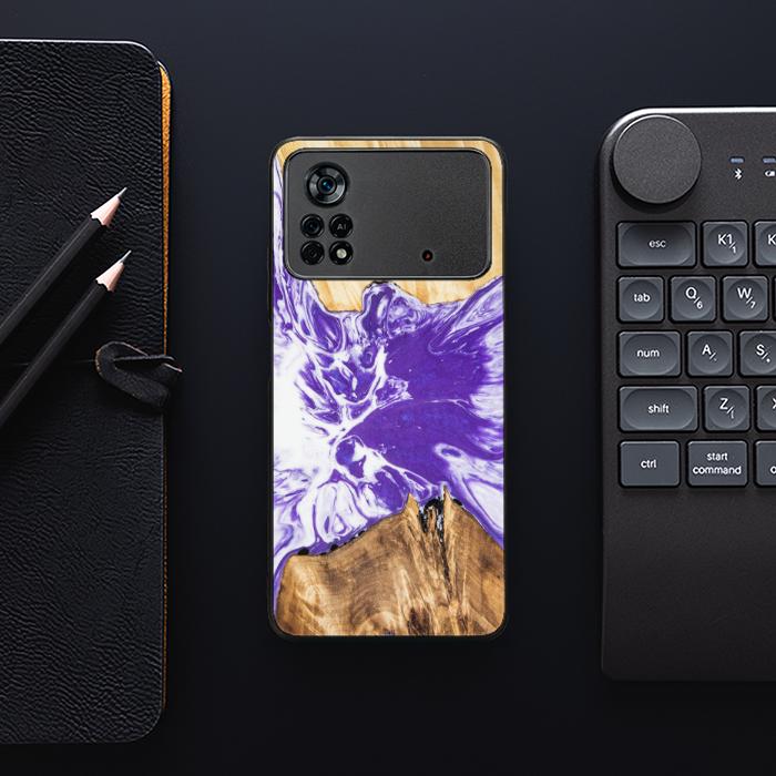 Xiaomi POCO X4 Pro 5G Handyhülle aus Harz und Holz - Synergy#A78