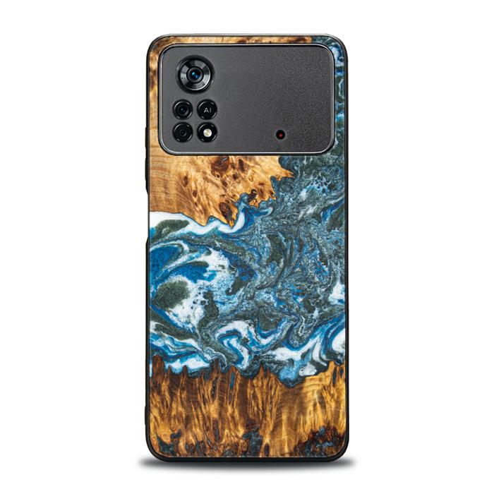 Xiaomi POCO X4 Pro 5G Handyhülle aus Harz und Holz - Synergy#E17