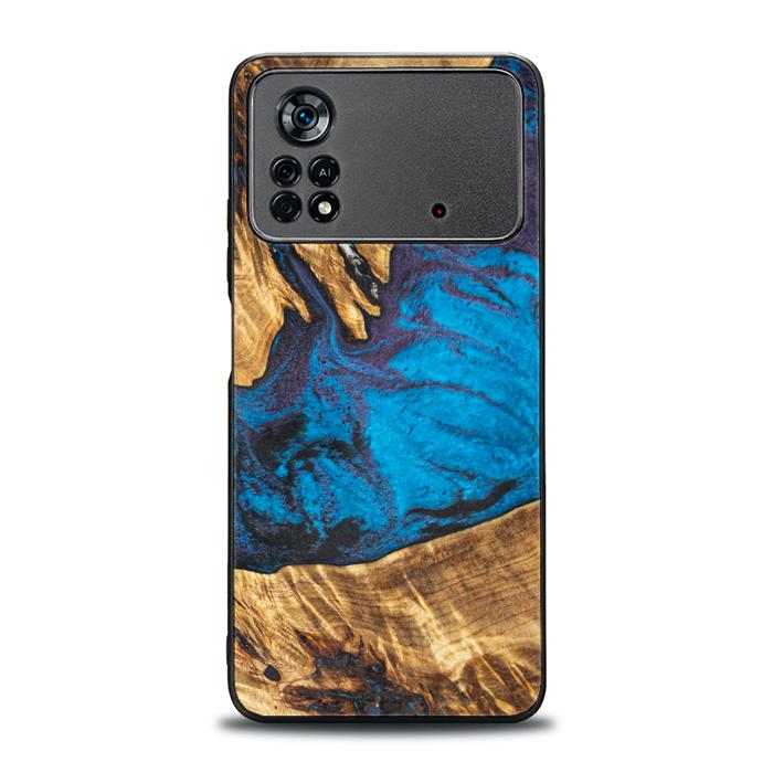 Xiaomi POCO X4 Pro 5G Handyhülle aus Harz und Holz - Synergy#E21