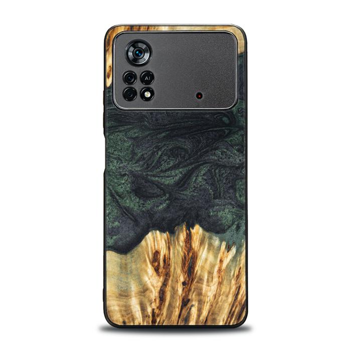 Xiaomi POCO X4 Pro 5G Handyhülle aus Harz und Holz - Synergy#E25