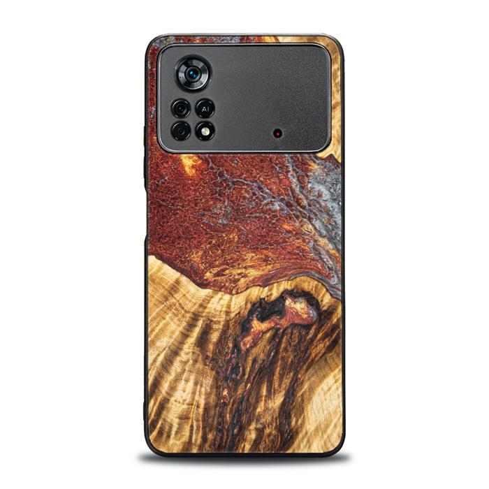 Xiaomi POCO X4 Pro 5G Handyhülle aus Harz und Holz - Synergy#E9