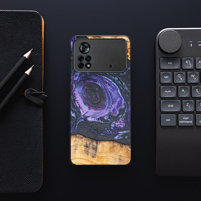 Xiaomi POCO X4 Pro 5G Handyhülle aus Harz und Holz - Synergy#F24