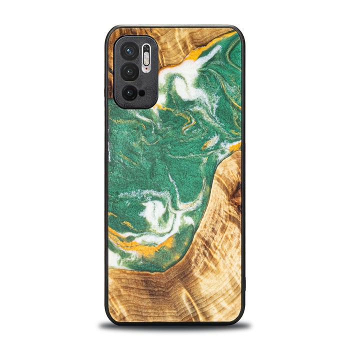 Xiaomi REDMI NOTE 10 5G Handyhülle aus Harz und Holz - Synergy#E20